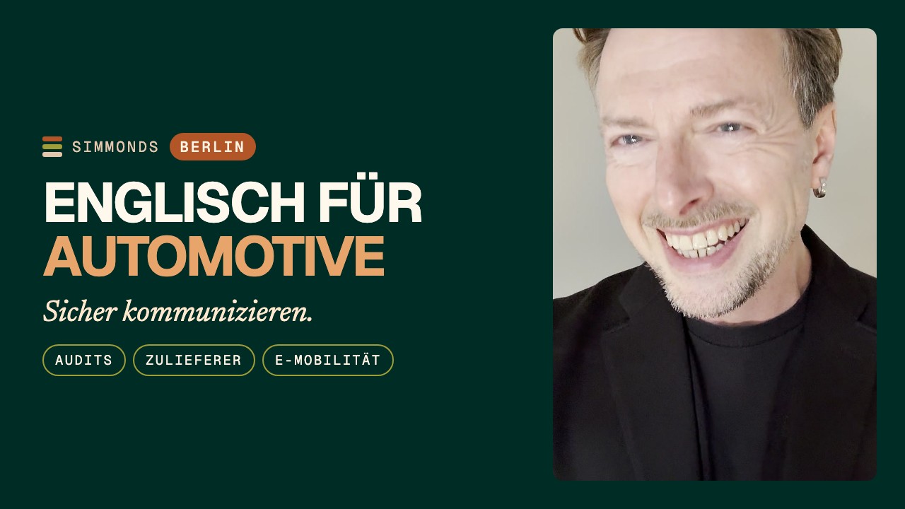 Englisch für Automotive in Berlin: Audits & Zulieferer