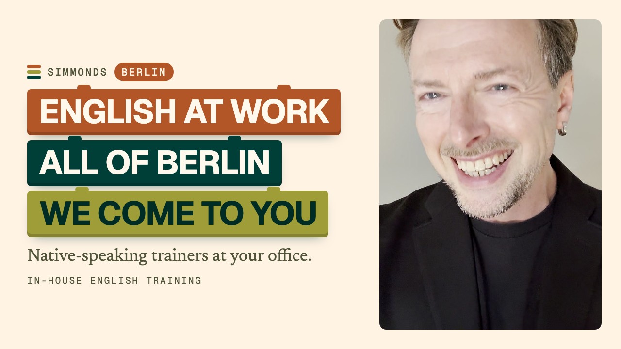 In-house English Training in Berlin: We Come to Your Office