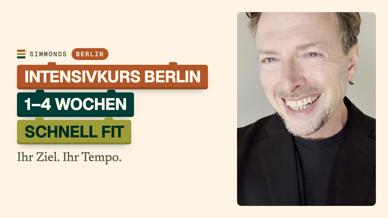 Englisch Intensivkurs Berlin: Ihr Ziel in 1–4 Wochen