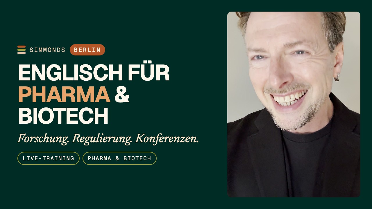 Englisch für Pharma & Biotech in Berlin: Forschung & Regulierung