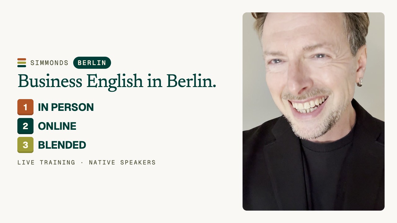 Business English in Berlin: Corporate Training & Online Courses
