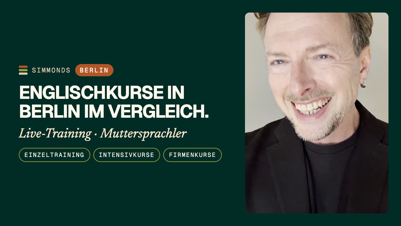 Englischkurse in Berlin: Formate für Beruf & Unternehmen vergleichen