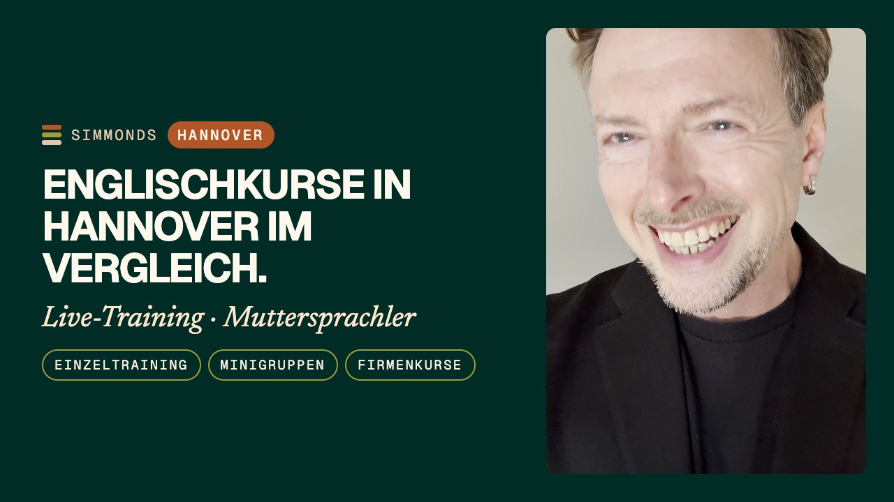 Englischkurse in Hannover: Formate vergleichen & passenden Kurs finden