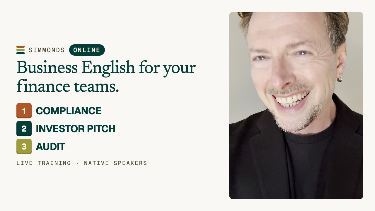 Business English for finance: Compliance, Presentations & Audits