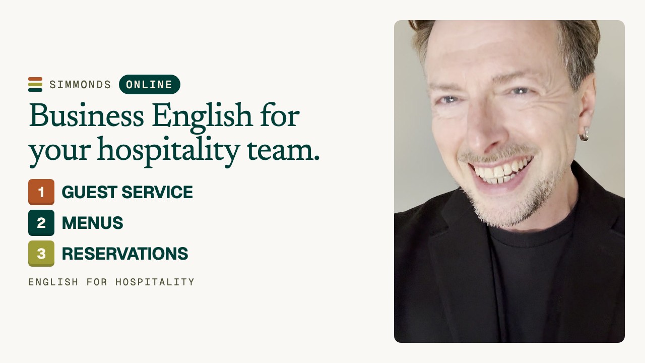 Business English for Hospitality: Guests, Menus & Reservations