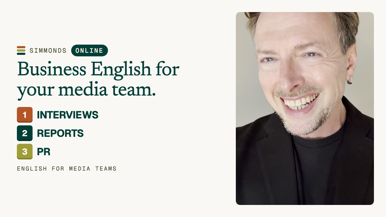 Business English for Journalists & Media: Interviews and Reports