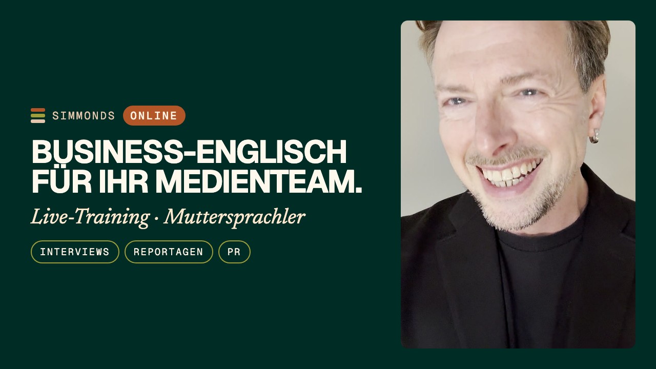 Englisch für Journalisten & Medien: Interviews und Reportagen