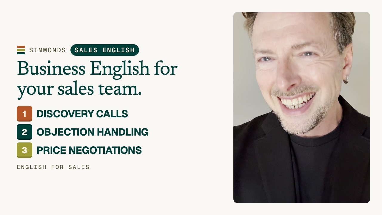 Business English for Sales: Calls, Objections & Pricing