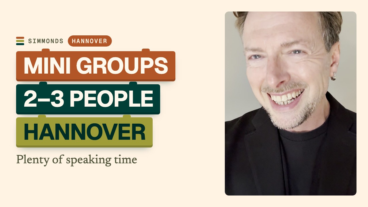 English in Mini Groups Hannover: 2–3 People