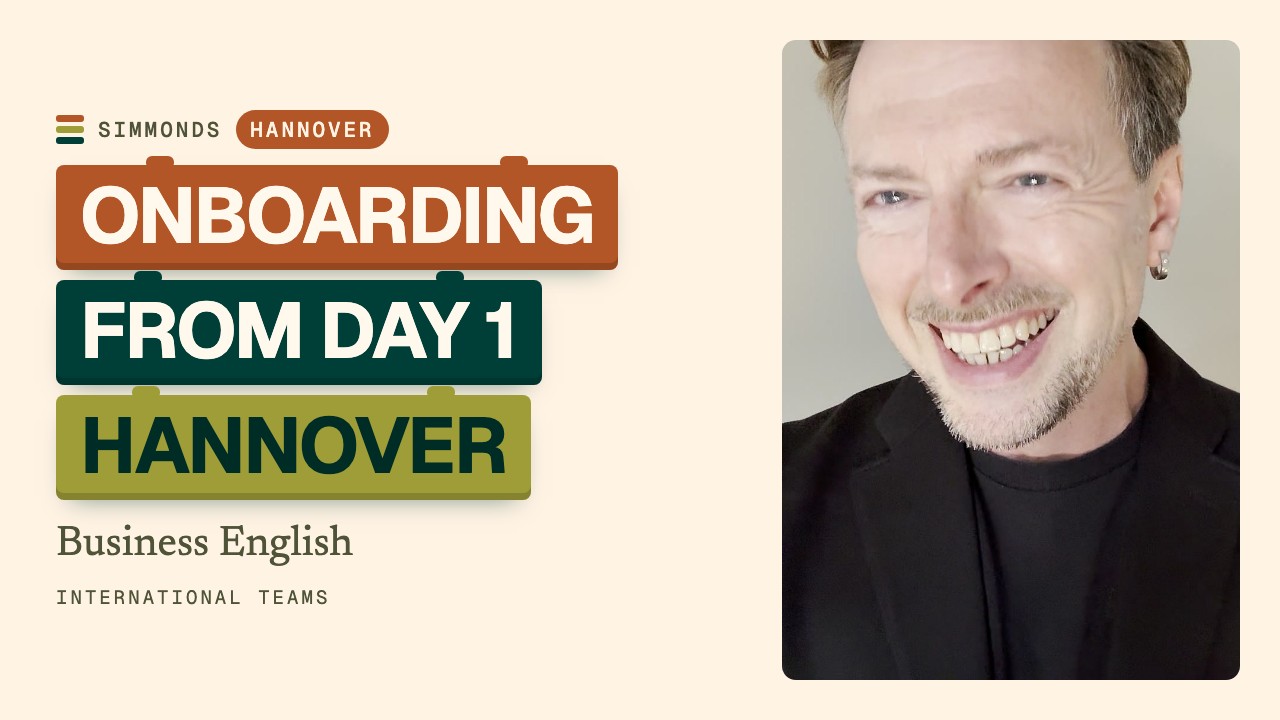 International Team Onboarding in Hannover: English from Day One