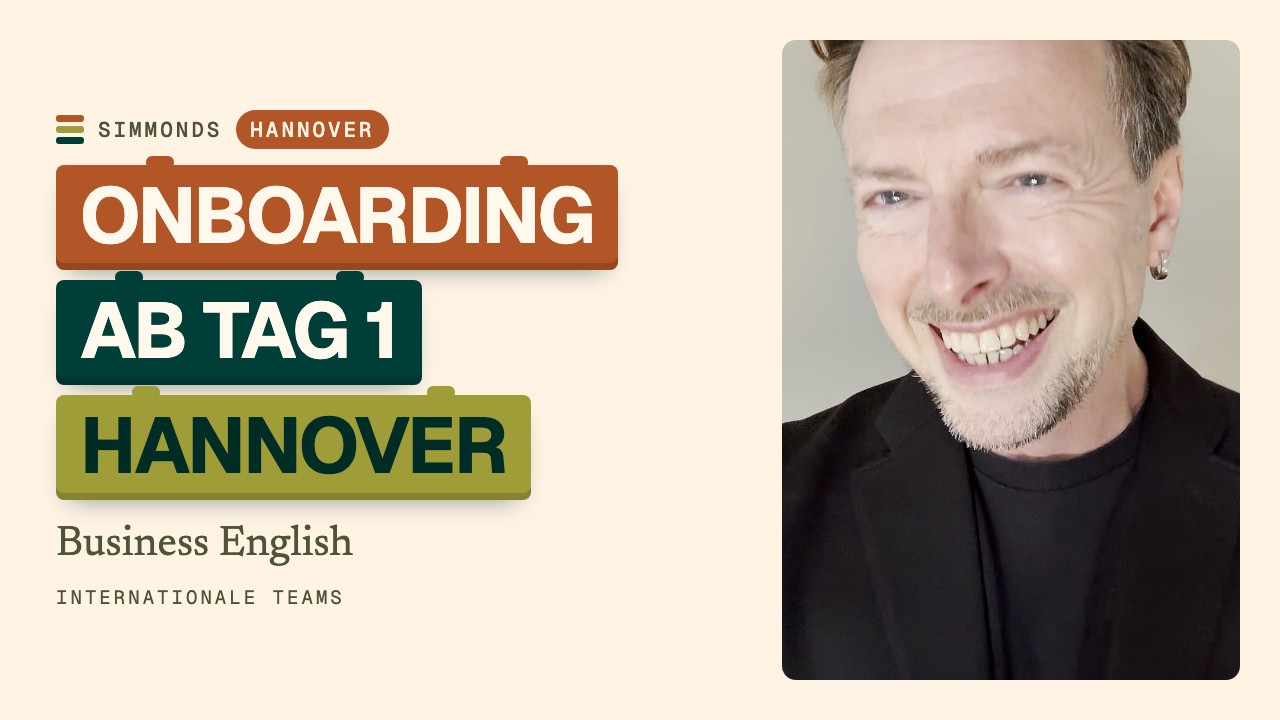 Onboarding internationaler Teams in Hannover: Englisch ab Tag 1