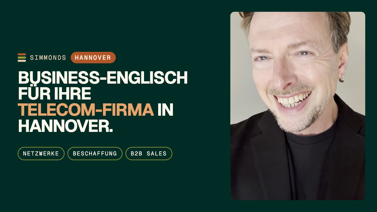 Englisch für Telecom in Hannover: Netzwerke & B2B Sales