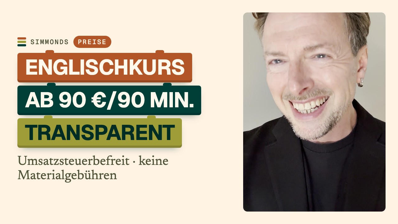 Englischkurs Kosten: Transparente Preise ohne versteckte Gebühren