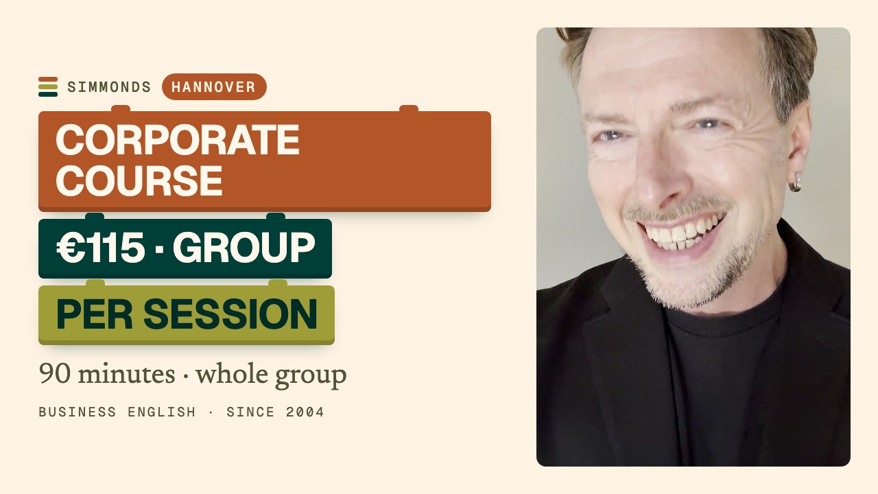 Corporate English in Hanover: group price on request