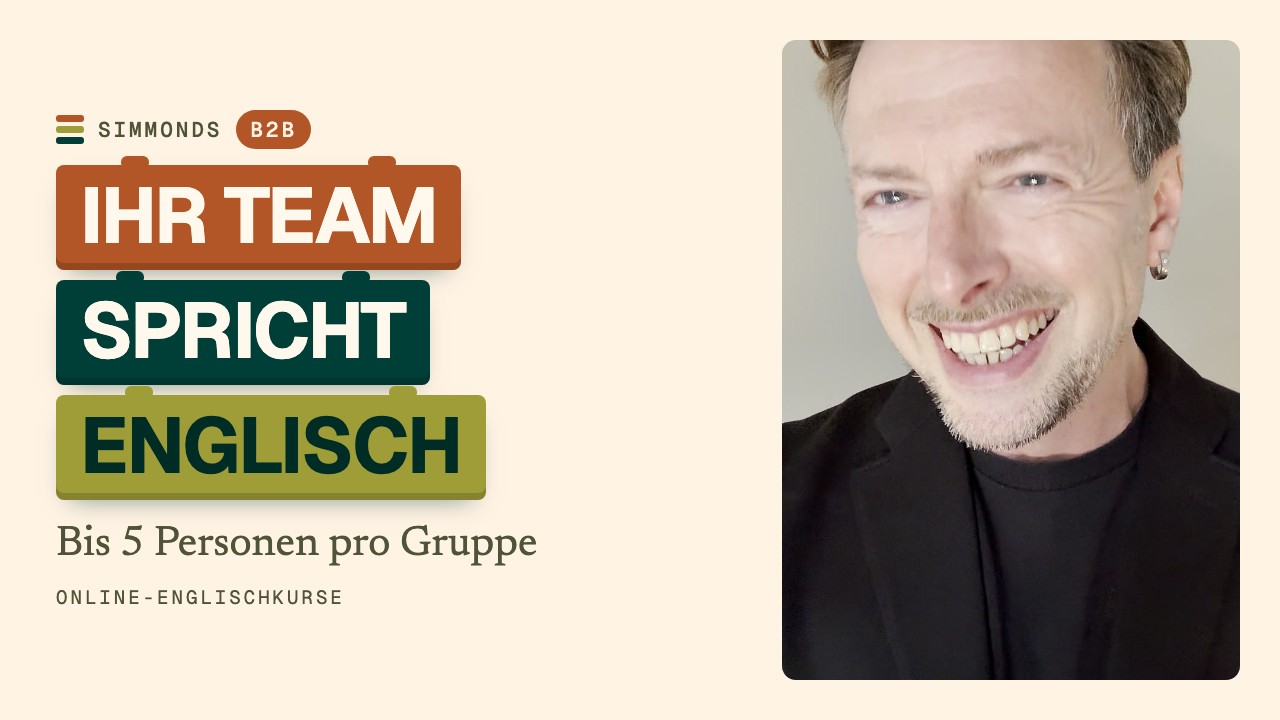 Online-Englischkurse für Teams & Startups: Kleingruppen bis 5