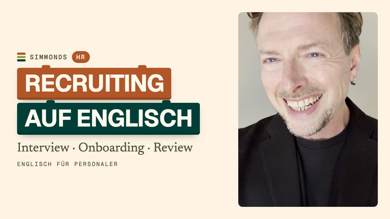 Englisch für HR: Interviews, Onboarding und Reviews